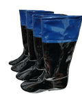 Racer Clarino Blue Top Boot